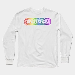 Starman rainbow pulse Long Sleeve T-Shirt